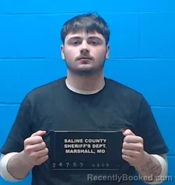 Mugshot of Ryan John Haugh booked in Saline County, Missouri on May 29, 2026