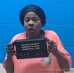 Mugshot of Robette Antoinette Jones booked in Saline County, Missouri on June 29, 2026