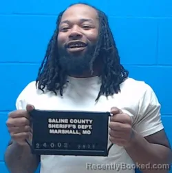 Mugshot of Theodore Bernard Brown booked in Saline County, Missouri on May 28, 2026
