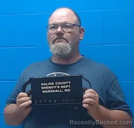 Mugshot of Timothy Claude Hankins booked in Saline County, Missouri on September 14, 2026