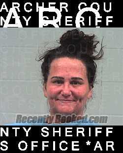 Booking photo from Archer County, Texas