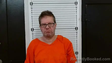 Mugshot of David Scott Rathbun booked in Scott County, Missouri on October 2, 2026