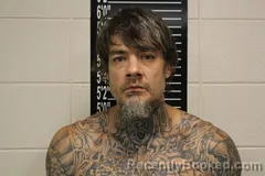 Mugshot of Thomas Jason Reando booked in Stone County, Missouri on June 23, 2026
