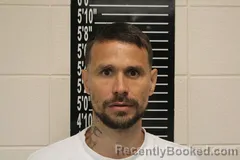Mugshot of Justin Dale Brown booked in Stone County, Missouri on August 3, 2026