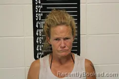 Mugshot of Angela Michelle Edwards booked in Stone County, Missouri on August 20, 2026