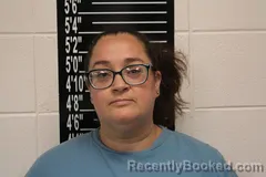 Mugshot of Stephanie Laura Santos booked in Stone County, Missouri on April 3, 2026