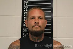 Mugshot of Justin Paul Ralls booked in Stone County, Missouri on August 31, 2026