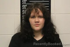 Mugshot of Mia Heller booked in Stone County, Missouri on October 20, 2026