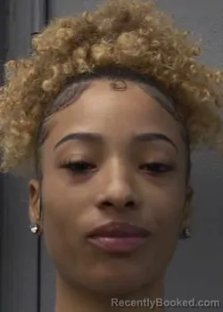 Mugshot of AHJANIQUE ANN DENISE GIPSON booked in Gulf County, Florida on April 21, 2026