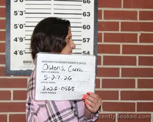 Booking photo from Washington County, Missouri