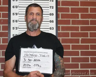 Mugshot of JASON GENE PARMLEY booked in Washington County, Missouri on March 30, 2026