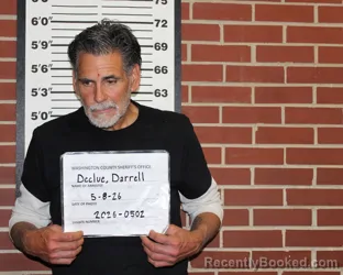 Mugshot of DARRELL LYNN DECLUE booked in Washington County, Missouri on May 8, 2026