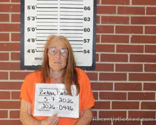 Mugshot of BARBARA ANN ZICKAU booked in Washington County, Missouri on May 7, 2026