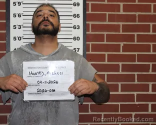 Mugshot of MICHAEL WAYNE HAWLEY booked in Washington County, Missouri on April 11, 2026