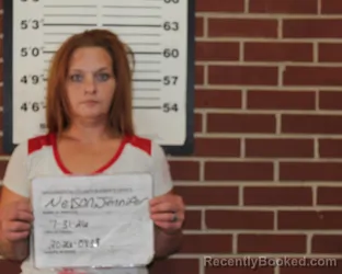 Mugshot of JENNIFER LYNN NELSON booked in Washington County, Missouri on July 31, 2026