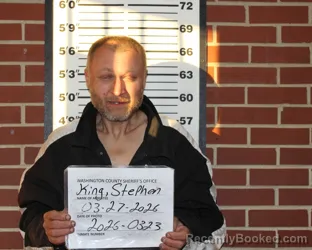 Mugshot of STEVEN FRANKLIN KEAN booked in Washington County, Missouri on March 27, 2026