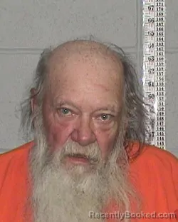 Mugshot of Micky Gene Hansen booked in Flathead County, Montana on August 25, 2026