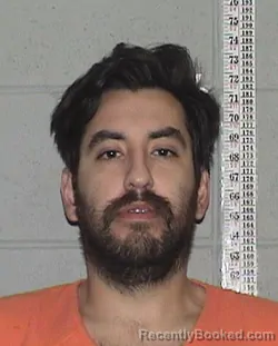 Mugshot of Nicolas Andrew Hernandez booked in Flathead County, Montana on September 10, 2026