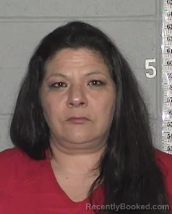 Mugshot of ANGELA MARIE GNEITING booked in Flathead County, Montana on May 12, 2026