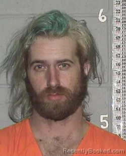 Booking photo from Flathead County, Montana