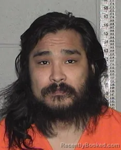 Booking photo from Flathead County, Montana