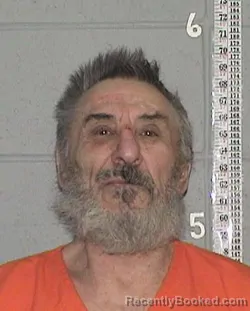 Booking photo from Flathead County, Montana