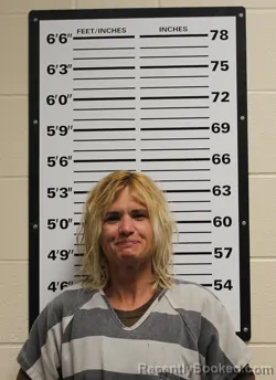 Mugshot of AMBER LYNN SIMPSON booked in Valley County, Montana on July 15, 2026