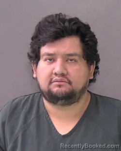 Mugshot of Jose Alfredo Chavez Zermano booked in Bell County, Texas on August 7, 2026