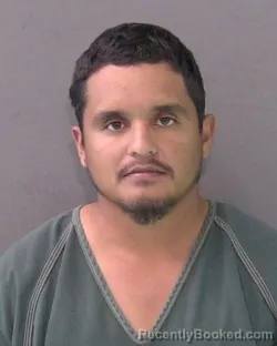 Mugshot of Antonio Armando Campos booked in Bell County, Texas on August 7, 2026
