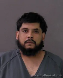 Mugshot of Miguel Angel Barajas Alderate booked in Bell County, Texas on August 9, 2026