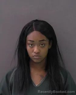 Mugshot of Tatiana Imani Young booked in Bell County, Texas on August 9, 2026