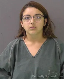 Mugshot of Karla Karina Guel booked in Bell County, Texas on August 18, 2026