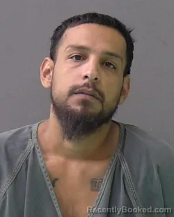 Mugshot of Ricardo Alejandro Rodriguez booked in Bell County, Texas on August 22, 2026