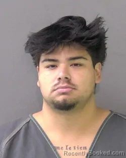 Mugshot of Juan Diego Martinez booked in Bell County, Texas on September 16, 2026