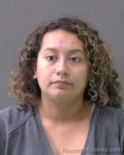 Mugshot of Karina Clara Espinoza booked in Bell County, Texas on October 1, 2026
