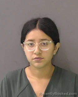 Mugshot of Yoselin Rodas Martinez booked in Bell County, Texas on October 2, 2026