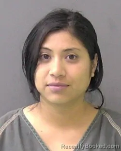 Mugshot of Elizabeth Espinoza-Lopez booked in Bell County, Texas on October 23, 2026