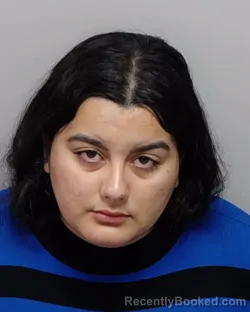 Mugshot of GABRIELLY C SILVA booked in Bexar County, Texas on March 18, 2026