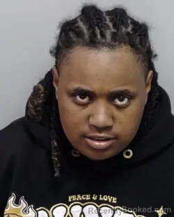 Mugshot of TYRANIQUE A ADAMS booked in Bexar County, Texas on March 19, 2026