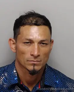 Mugshot of DERLIN S RAMIREZ GUZMAN booked in Bexar County, Texas on May 25, 2026