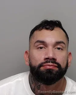 Mugshot of Juan D Jr Pina booked in Bexar County, Texas on July 14, 2026