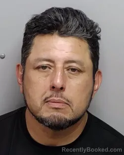 Mugshot of Mario A Escobedo booked in Bexar County, Texas on July 15, 2026