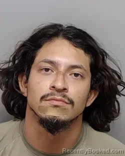 Mugshot of Julio A Gama Alvarez booked in Bexar County, Texas on July 16, 2026