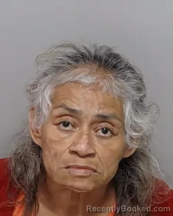 Mugshot of TERESA CARMONA MORALES booked in Bexar County, Texas on July 16, 2026