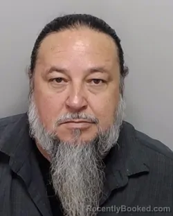 Mugshot of G Perez Puentes booked in Bexar County, Texas on August 3, 2026
