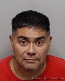 Mugshot of R F Mendez booked in Bexar County, Texas on August 6, 2026