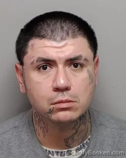 Mugshot of R J Cervantes booked in Bexar County, Texas on August 7, 2026