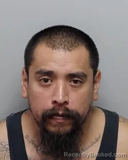 Mugshot of R J Santos booked in Bexar County, Texas on September 25, 2026