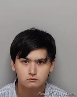 Mugshot of R A Espinoza booked in Bexar County, Texas on September 25, 2026