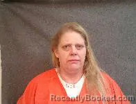 Mugshot of Amanda Lee Andelt booked in Gage County, Nebraska on October 12, 2026